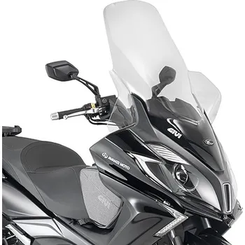 Motodíl D6107ST plexi čiré Kymco Downtown ABS 125i/350i (15-24), vxš925x635 mm, o 315 mm vyšší než orig.