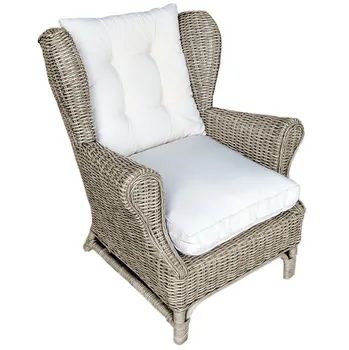 Křeslo Ratan-klub King ratan Cubu Grey