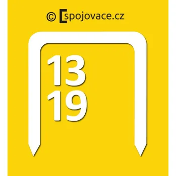 Průmyslová sponka Nerezové spony Rapid 13/19, délka 6 mm, 2.500 ks