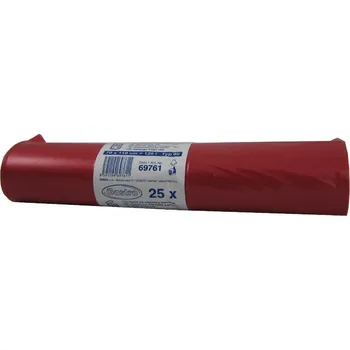Pytle na odpadky Pytle na odpadky červené 70x110cm, 120 l, Typ 60 [25 ks]