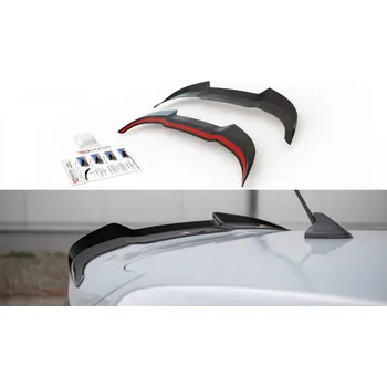 Tuning Prodloužení střešního spojleru Ford Fiesta Mk8 ST matný plast