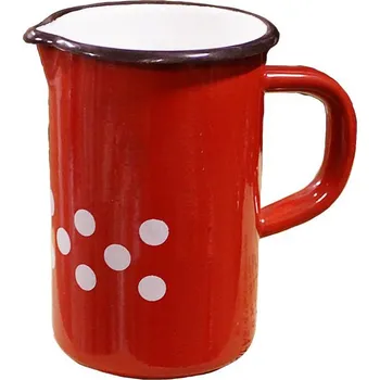 Konvice na čaj Smaltovaná konvice 0,5 L 0,5 l Červená