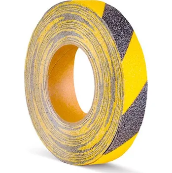 Lepicí páska M2 protiskluzová páska™, výstražná, černo-žlutá, role 25 mm x 18,3 m