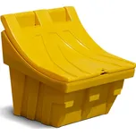 Zásobník na posypový materiál typ CS 50, z polyethylenu, žlutý, objem 50 l