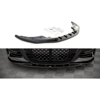 Nárazník Spojler pod nárazník lipa V.1 BMW 4 M-Pack G22 carbon look