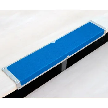 parkovací zábrana Protiskluzový nášlapný profil, aluminium m2, univerzální, modrý, š 635 mm