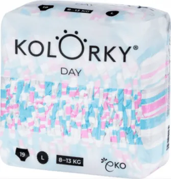 Plena Kolorky Day pruhy L 8-13 kg 19 ks