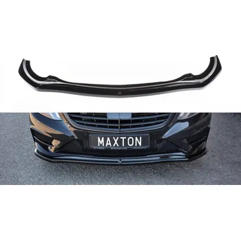 Karosérie Spojler pod nárazník lipa V.1 MERCEDES-BENZ S-CLASS AMG-LINE W222 2013- 2017 černý lesklý plast