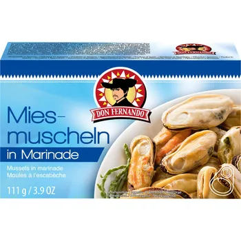 Konzervované maso Don Fernando Mušle v pikantní marinádě 111 g