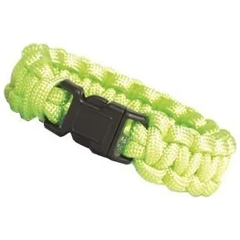 Náramek Náramek PARACORD NEONOVÁ ZELENÁ
