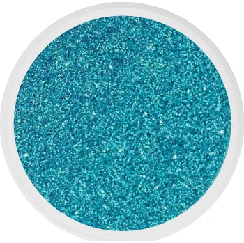 Umělé nehty Jemný glitrový prach na nehty - BROKÁT AKVAMARÍN (Modrý brokát na nehty, 3g)