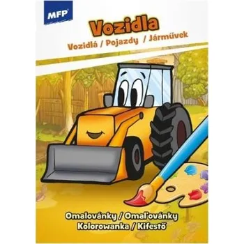 omalovánky Omalovánky MFP A4 Vozidla