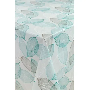 ubrus Ubrus PVC metráž šířka 140 cm listy zelené a hnědé 673484