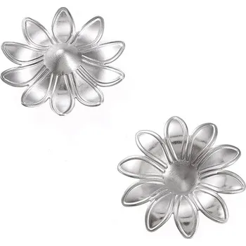 Materiál na výrobu šperku Nerezové Kalíšky 17mm - 1Ks+B - 1Ks