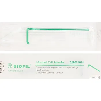 Miska pro psa Roztěrka, hokejka, pro Petriho misky, tvar L, Popis: Jednotlivě balená, PP, sterilní, Barva: Zelená