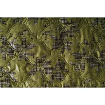 Prošev potisk zelená, metráž, látka