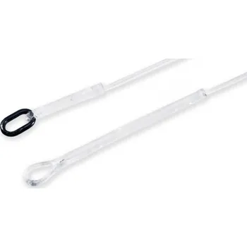 Fluorocarbonové Návazce Carp'R'Us Superstiff Link Oval Ring & Ring Swivel 90lb 9.5cm