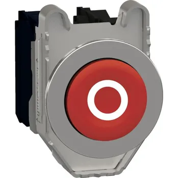 Elektroinstalační materiál SCHN XB4FL4325 Ovládač stiskací s přesahem, zapuštěná montáž, Rudá, se symbolem, 1V RP 1,5kč/ks