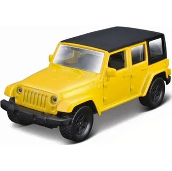 autíčko Maisto Jeep Wrangler Unlimited, Žlutý 1:41
