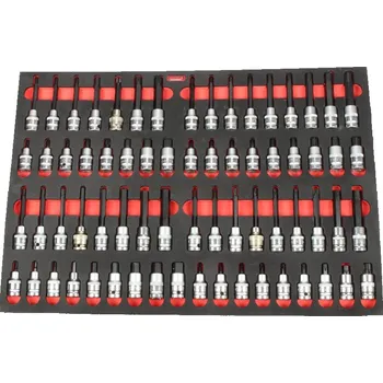 Triumf modul - hlavice zástrčné 1/2", Inbus - Torx - XZN - Ribe, 68 dílů - 100-01690