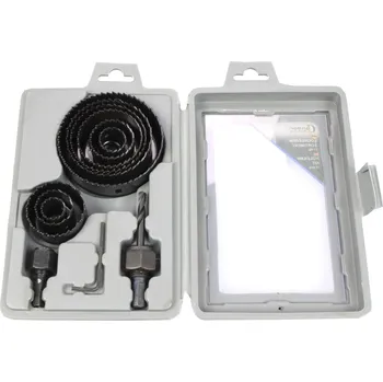 Příslušenství k vrtačce Condor pily vykružovací 19 - 82 mm, 12 dílů - 100-02106