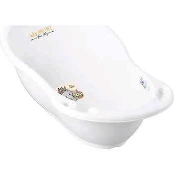 koupací vanička Tega baby Anatomická vanička s výpustí 86 cm Wild & Free sloník bílá