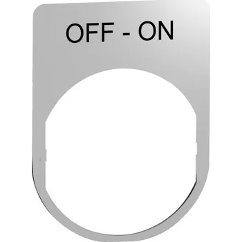 Cizojazyčná kniha SCHN ZBYM2367 Kovový štítek s popisem