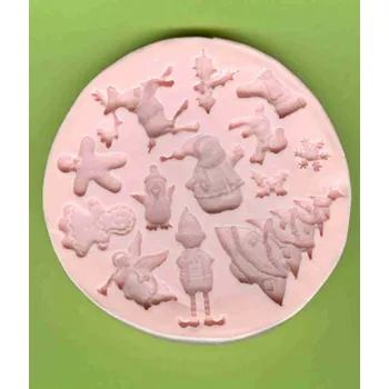 Forma na pečení Silikonová forma - Vánoční sada 1 -