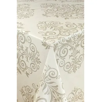 ubrus Ubrus PVC zámecký vzor hnědý návin 20 m x 140 cm 6734430