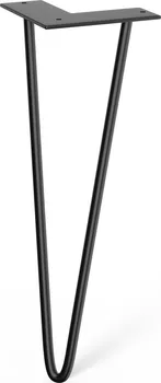 Nábytkové kování Walteco Hairpin 50527 nábytková noha 10 x 406 mm černý