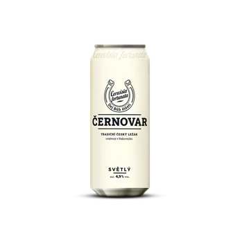 Pivo Bakalář Černovar Světlé - 0,5L plech