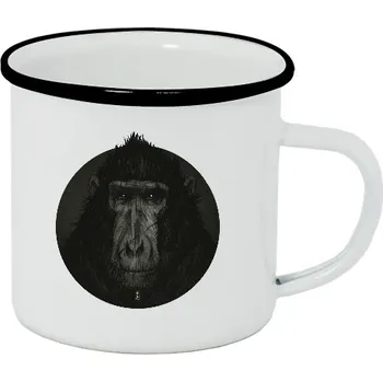 Plecháček - smaltový lem s potiskem Bad Ape XXI" Plecháček