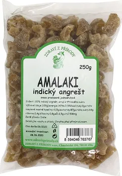 Sušené ovoce Zdraví z přírody Amalaki indický angrešt 250 g