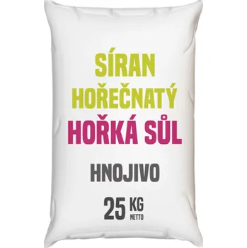 Hnojivo Síran hořečnatý, hořká sůl, hnojivo 25 kg