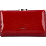 Příjemná dámská kožená peněženka v luxusním provedení Belasi, červená lakovaná
