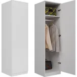 Šatní skříň Malva 50 cm bílá