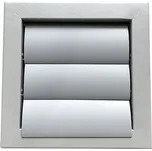 Dalap Ventilační mřížka se žaluzií SMPG 285x285 mm šedá