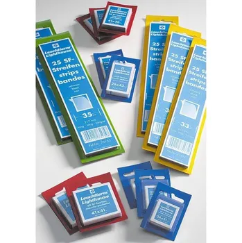 Obal pro sběratelský předmět Leuchtturm Hawidky průhledné, pásky 217 x 26 mm, 25 ks