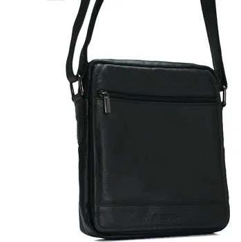 Pánská aktovka Pohodlná pánská kožená taška Mira, černá