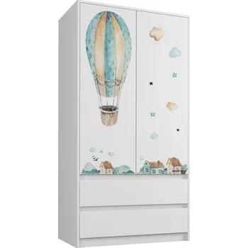 Dětská skříň Dětská šatní skříň B9 - DO NEBES