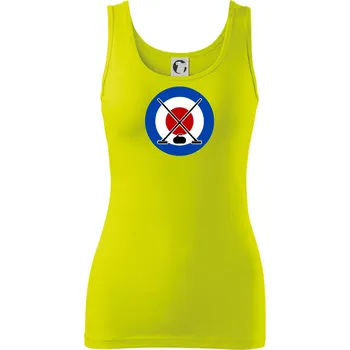 Curling tee - Dámské tílko - S ( Limetková )