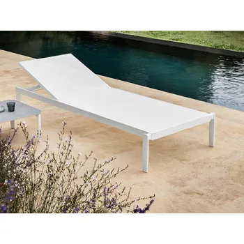 Zahradní lehátko Myyour Lehátko PUSH biele