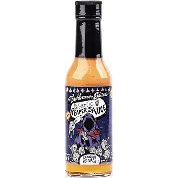 Omáčka Torchbearer Garlic Reaper pálivá omáčka s papričkami Carolina Reaper 142 g