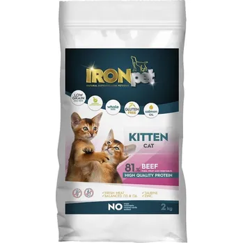 Krmivo pro kočku Ironpet Cat Kitten Beef hovězí 2 kg
