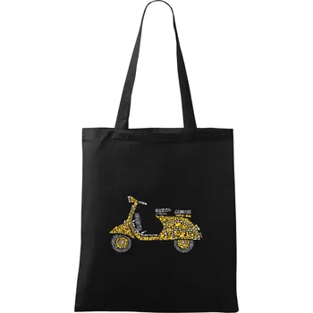 Scooter icons - Taška bavlněná - 42 x 38 cm ( Černá )
