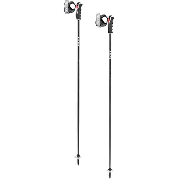 Sjezdová hůlka LEKI Carbon HX 3D černé/bílé 2021/22 130 cm