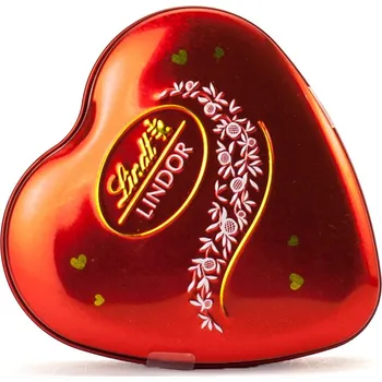 Lindt LINDOR Srdíčko v plechové dóze 50…
