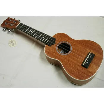 Ukulele Sopránové ukulele se zaobleným dnem, mahagon (Struny Aquila, 1x pouzdro, 3x trsátko - Vhodné pro školní výuku)