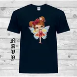 detske-levne-bavlnene-tricko-potisk-vila Barva: Navy - tmavě modrá, velikost: 116