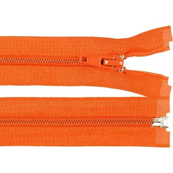 Spirálový zip No 5 délka 35 cm bundový POL, barva 158 oranžová